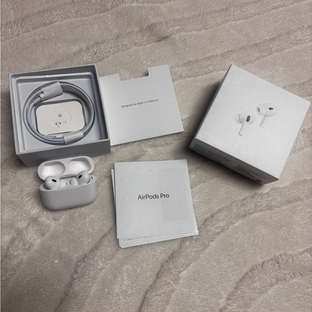 Apple AirPods Pro 2 with Wireless Charging Case - White
